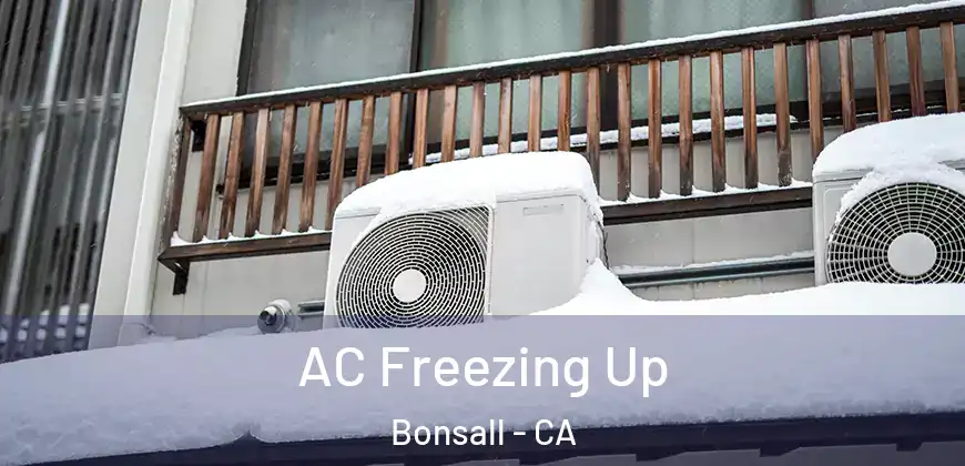  AC Freezing Up Bonsall - CA