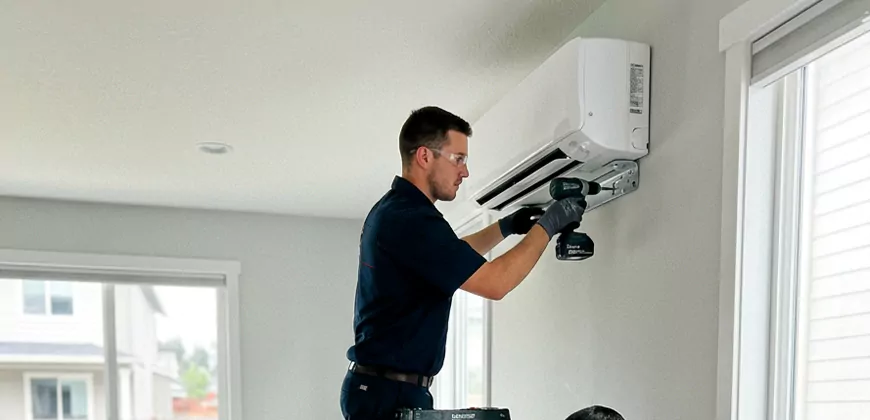 Split System Heating and Cooling Installation in Bonsall